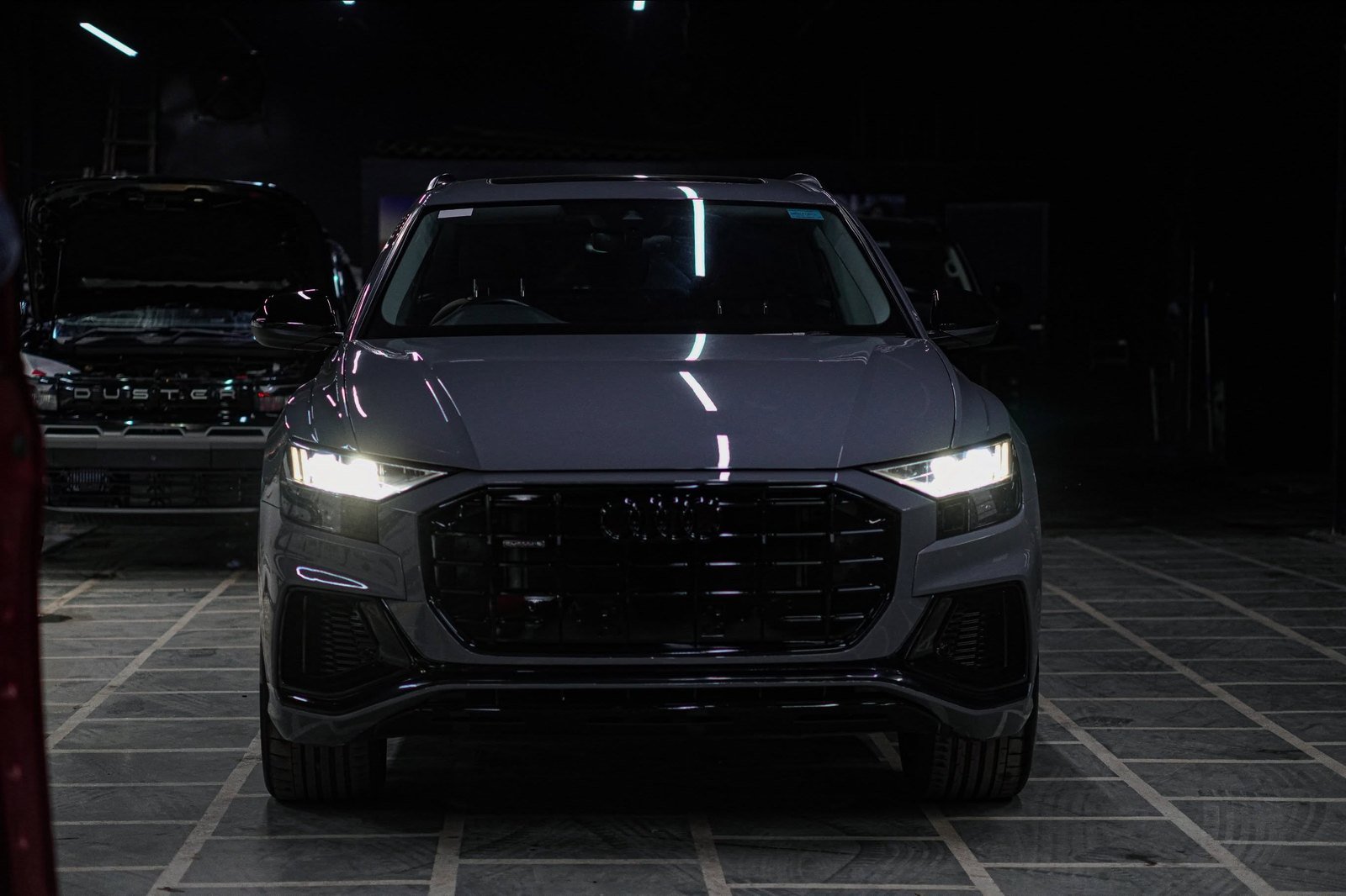 Audi Q8 front state after treatment
