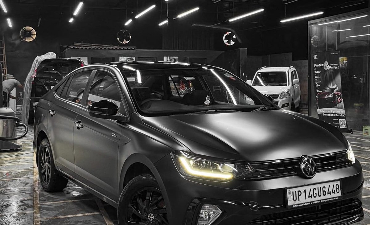 Volkswagen Virtus GT Stealth Matte PPF Finish
